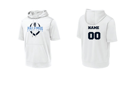 Paramus Football Performance Hoodie Drip Design - White