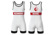 Red Nose Sublimated Men's Singlet - Design 3 (White)