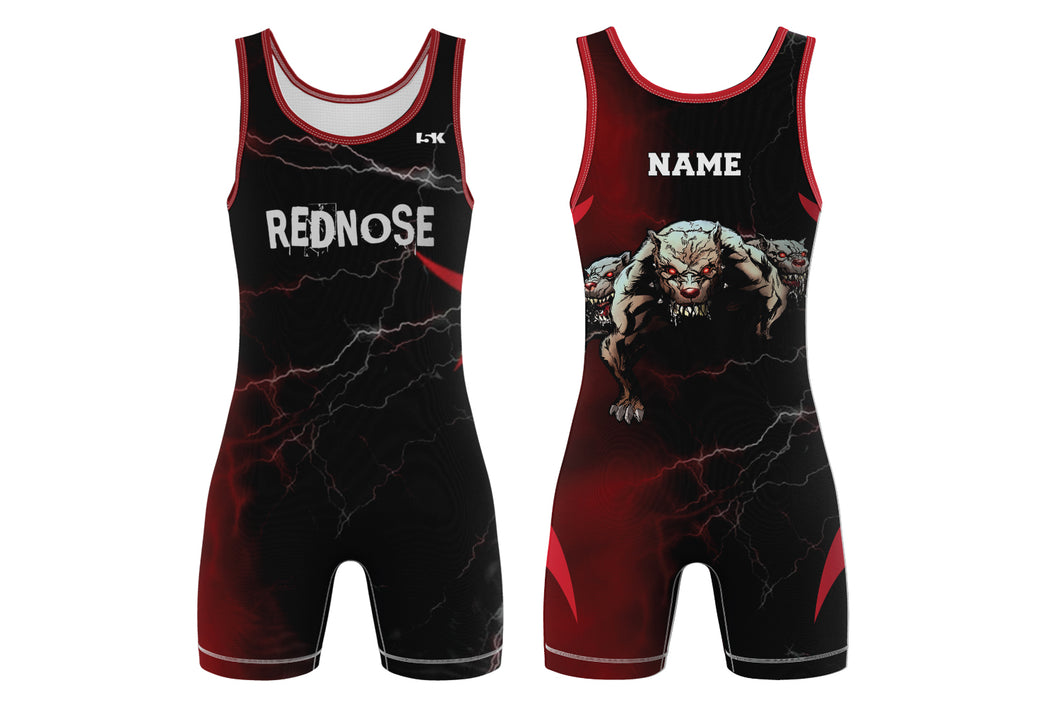 Red Nose Sublimated Men's Singlet - Design 4