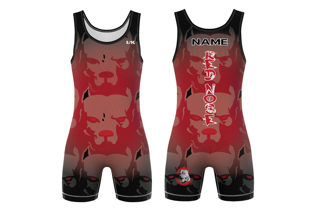 Red Nose Sublimated Men's Singlet - Design 5