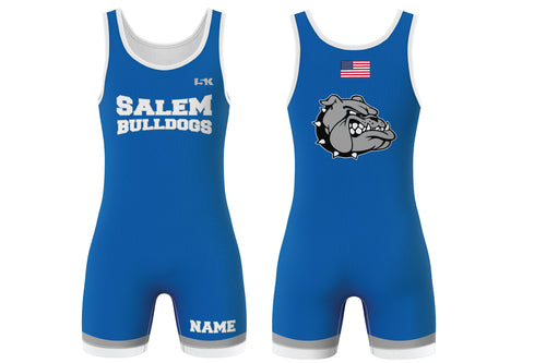 Salem Bulldogs Wrestling Sublimated Men's Singlet