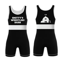 Smitty's Wrestling Barn Sublimated Singlet - Blue/Black/Red
