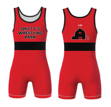 Smitty's Wrestling Barn Sublimated Singlet - Blue/Black/Red