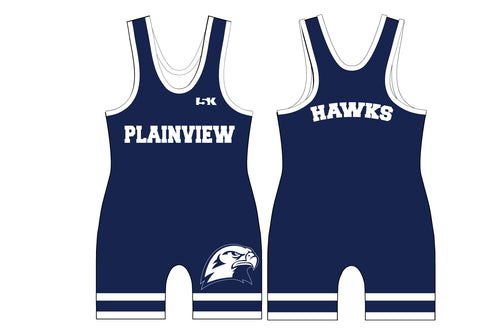 Plainview Hawks Wrestling Sublimated Men's Singlet