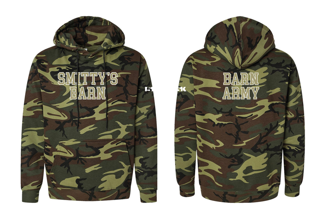 Smitty's Wrestling Barn Cotton Camo Hoodie - Green Woodland