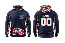 AuSable Patriots Football Sublimated Hoodie - Navy