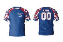 AuSable Patriots Football Sublimated Shirt - Royal