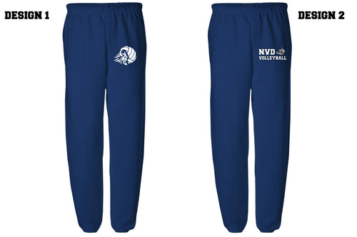 NVD Volleyball Cotton Sweatpants (Pick Design 1/2) - Royal