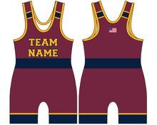 Team Name Style Singlet - Red/White/Black