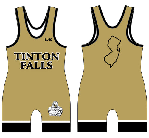 Tinton Falls Wrestling Sublimated Men's Singlet - Design 8