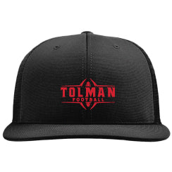 Tolman Tigers Football Flexfit Cap - Black