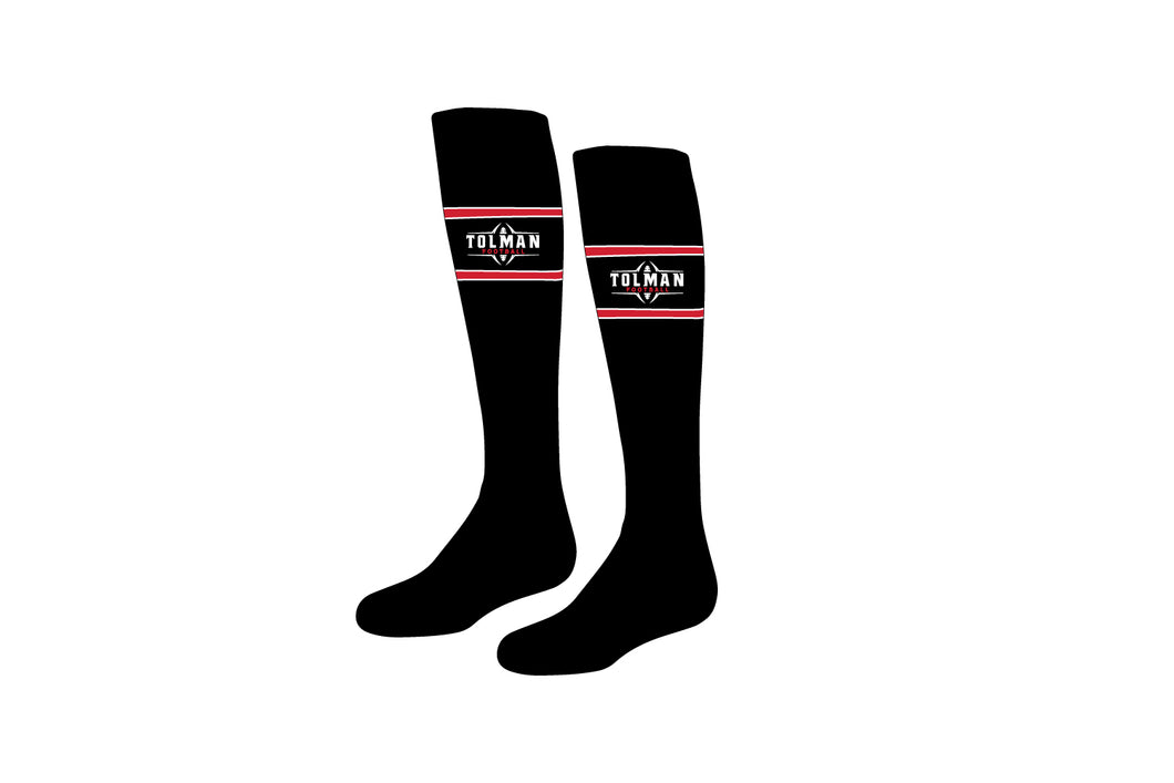 Tolman Tigers Football Sublimated Knee High Socks