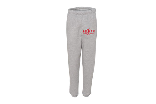 Tolman Tigers Football Cotton Sweatpants - Gray