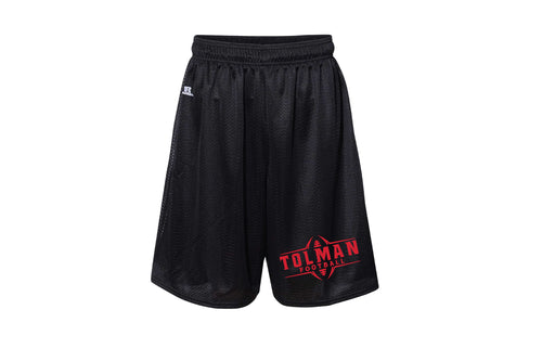 Tolman Tigers Football Athletic Shorts - Black