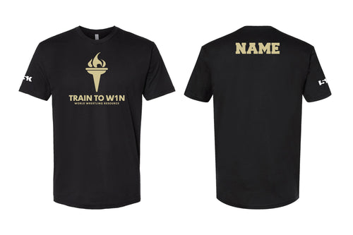 Train to W1n Cotton Crew Tee - Black