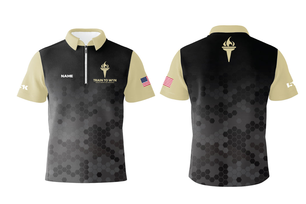 Train to W1n Sublimated Polo Shirt