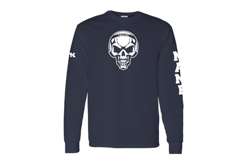 Toms River Wrestling Club Cotton Crew Long Sleeve Tee - Navy