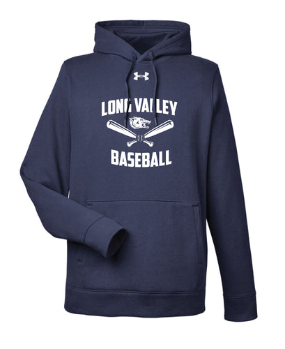 Long Valley Baseball Under Armour Men's Hoodie - Navy