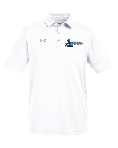 Chatham Mock Trial Under Armour Men's Performance Polo - White