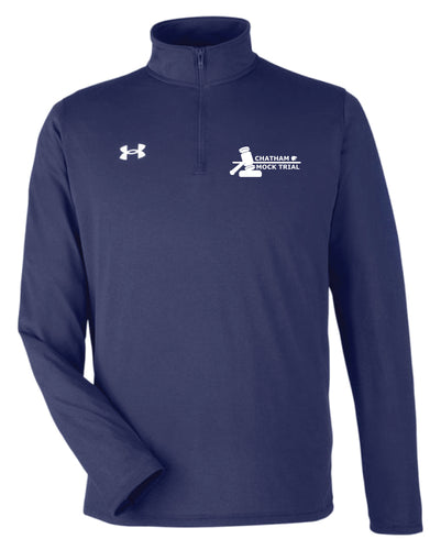 Chatham Mock Trial Under Armour Men's Quarter Zip - Navy