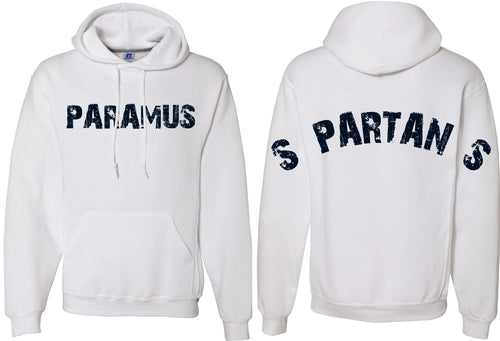 Paramus Basketball Dry Fit Hoodie Vintage Design - White