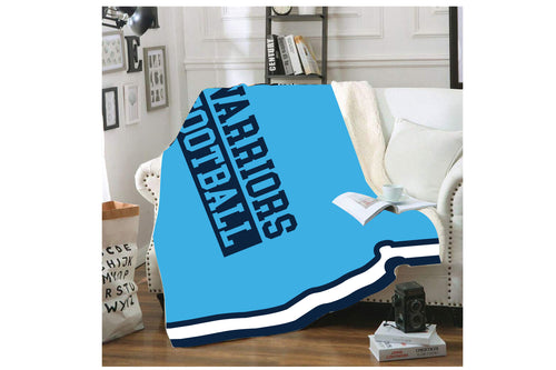 Waldwick Warriors Football Sublimated Blanket