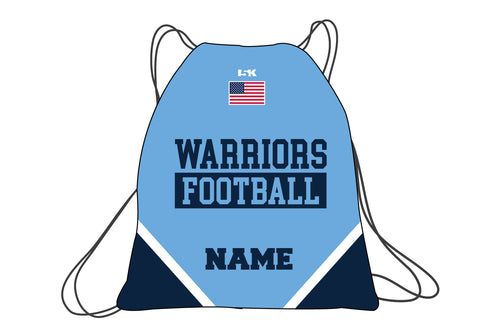 Waldwick Warriors Football Sublimated Drawstring Bag