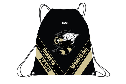 Yellow Jackets Wrestling Sublimated Drawstring Bag