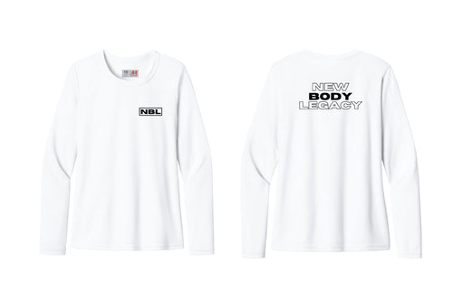 New Body Legacy Women's A4 Cooling Longsleeve Shirt - White