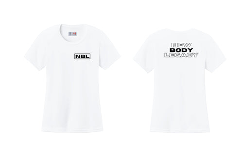 New Body Legacy Women's A4 Cooling Shirt - White