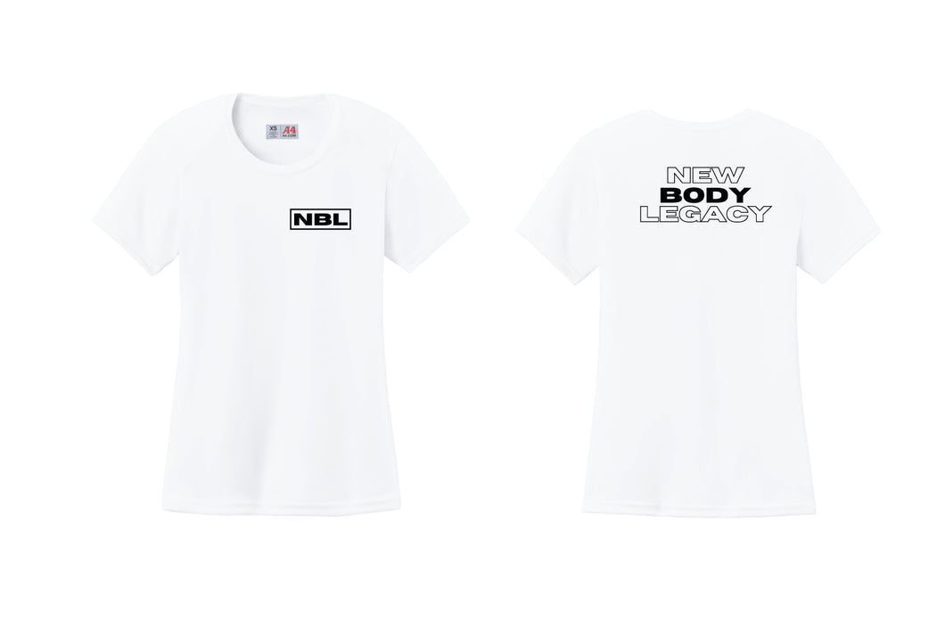 New Body Legacy Women's A4 Cooling Shirt - White