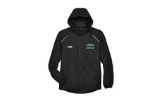 CHF Jaguars Wrestling Men's Hooded Rain Jacket - Black