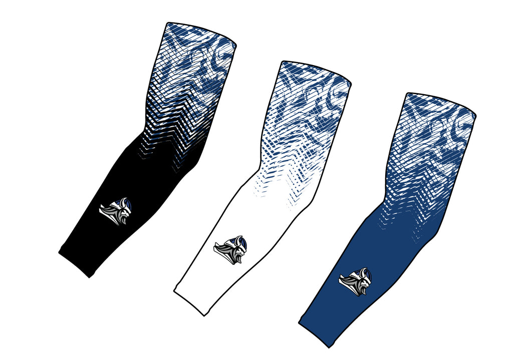 NVD Volleyball Sublimated Compression Sleeve - Black/White/Royal