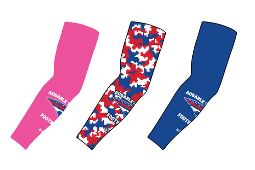 AuSable Patriots Football Sublimated Compression Sleeve - Pink/Camo/Royal