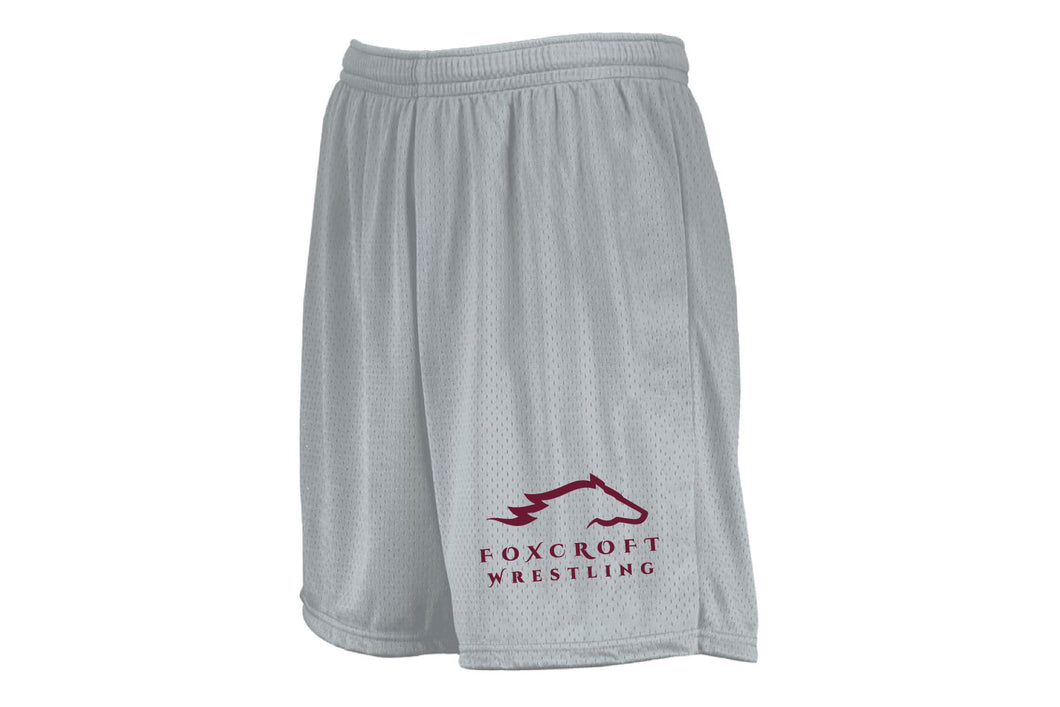 Foxcroft Wrestling Athletic Shorts  - Grey