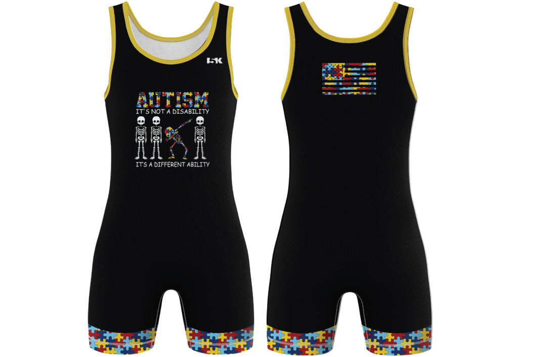 Autism Is Not A Disability Men's Singlet