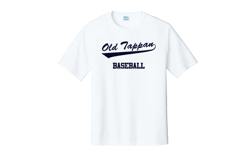 OT Baseball Dryfit Performance Tee - White (Youth/Adult)