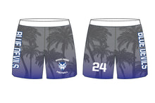 Wood-Ridge Blue Devils Sublimated Men's Swimming Trunks (Football)