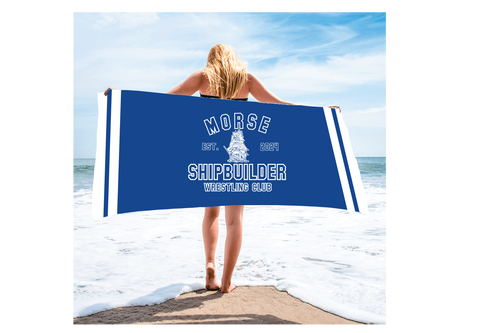 Shipbuilder Wrestling Sublimated Beach Towel