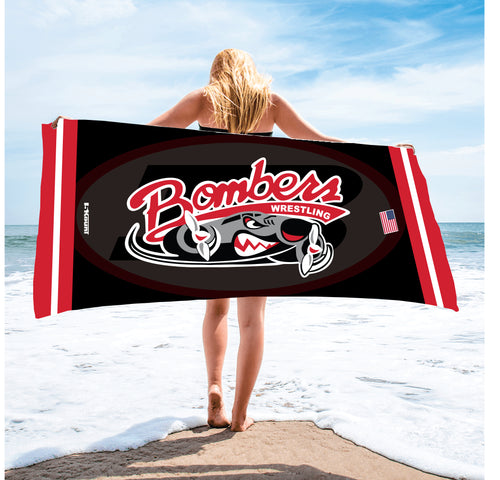 Boonton Wrestling Sublimated Beach Towel