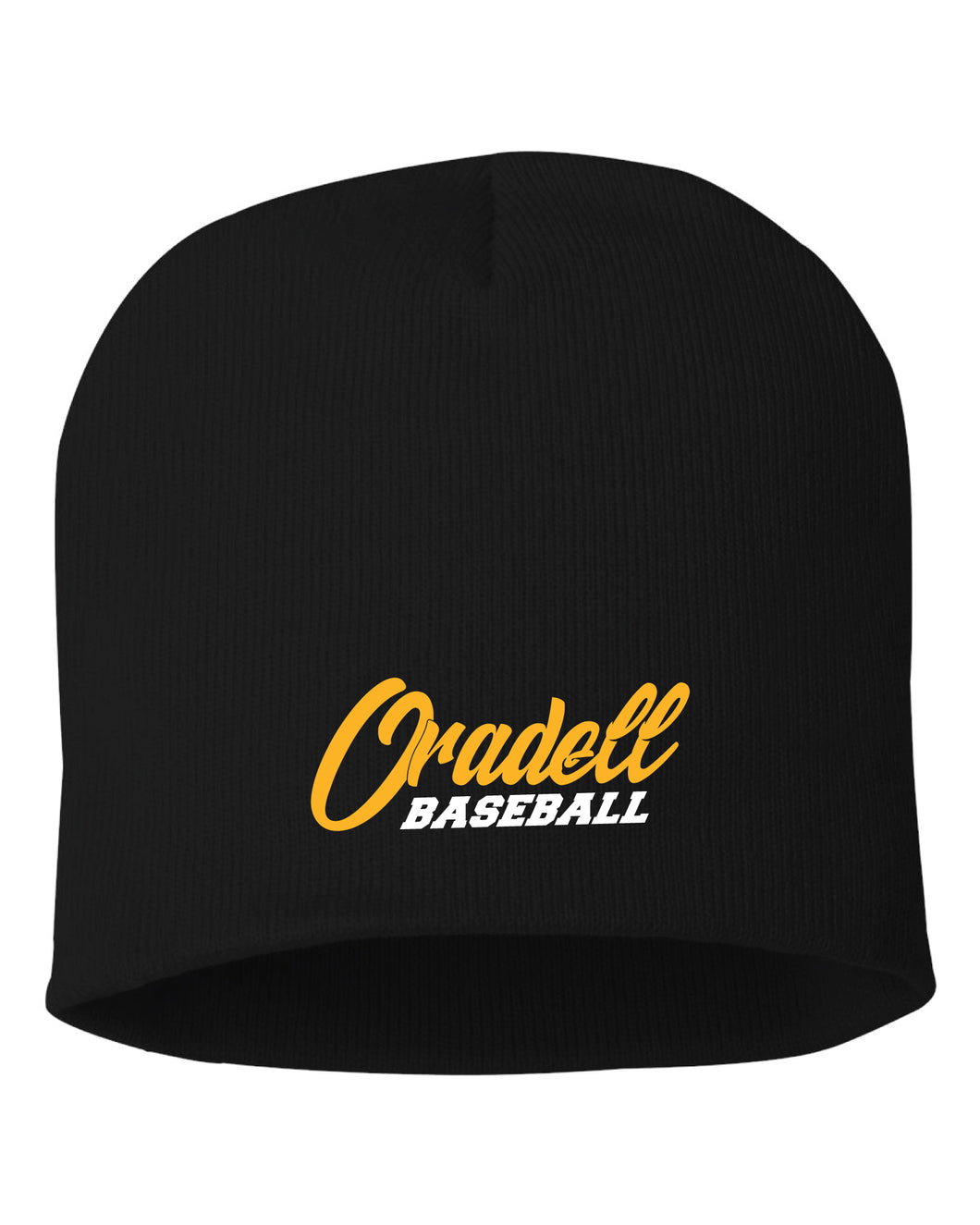 Oradell Baseball Beanie Hat - Black