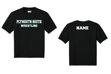 Plymouth South Wrestling Dryfit Performance Tee - Black