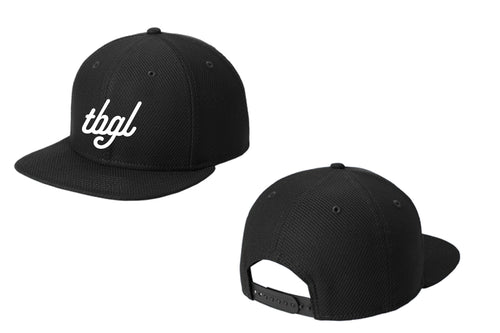 TBGL New Era Flat Bill Snapback Cap (4 Color Options) - Black/White/Navy/Grey