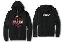 Highlands Rec Cotton Hoodie Design 1 - Black