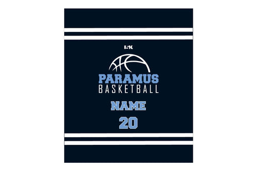 Paramus Basketball Sublimated Blanket - Design 2