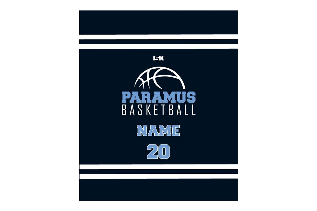 Paramus Basketball Sublimated Blanket - Design 2