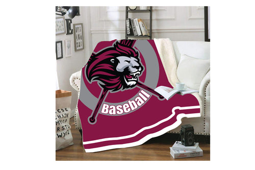 Leonia Baseball Sublimated Blanket