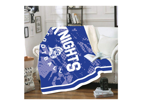 Lunenburg Knights Football Sublimated Blanket