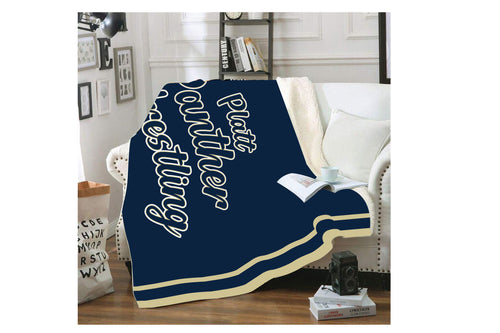 Platt Panther Wrestling Sublimated Blanket