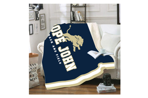 Pope John Track & Field Sublimated Blanket